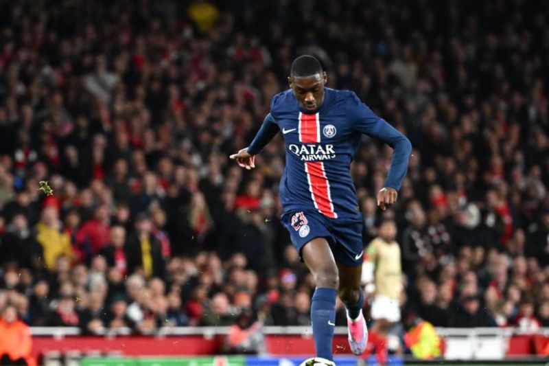 Foot : Randal Kolo Muani saura dimanche s'il est apte pour PSG-PSV Eindhoven en Ligue des champions