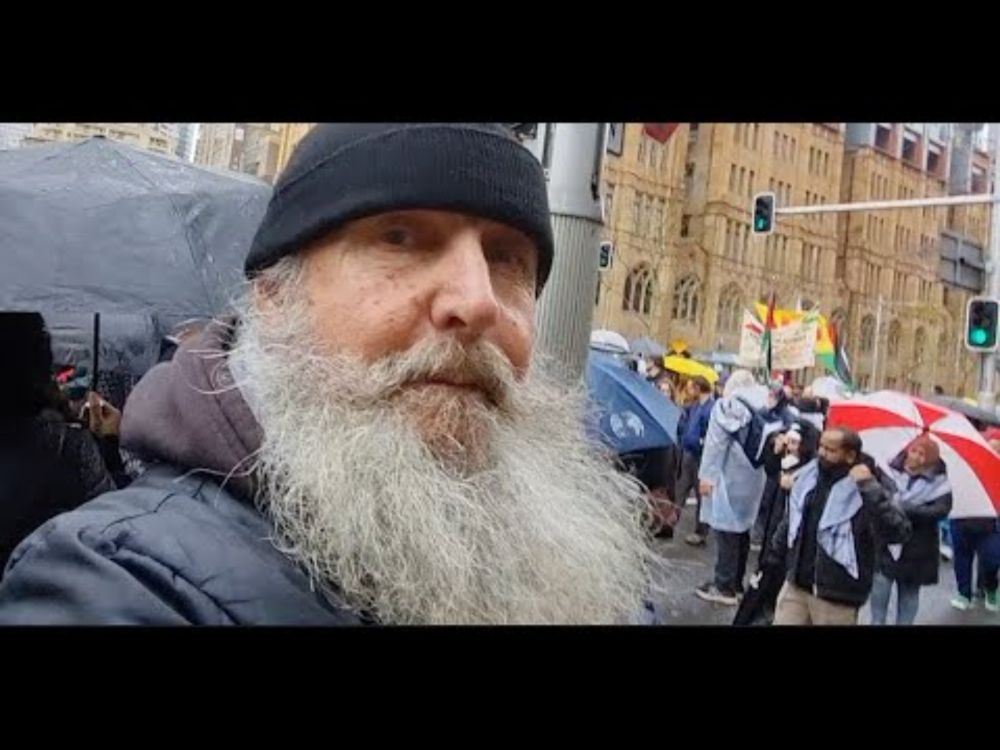 PALESTINE RALLY SONG BY AFP SYDNEY AUSTRALIA