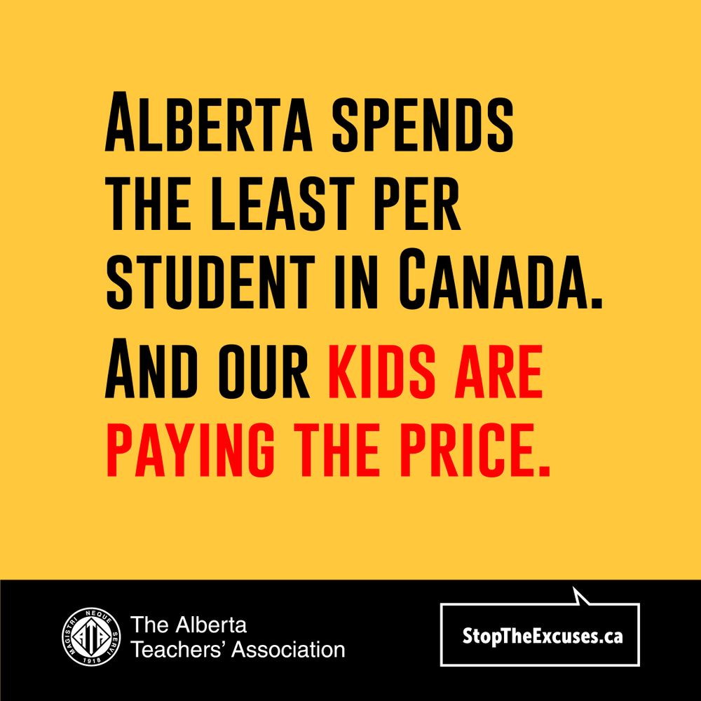 Alberta spends the least per student in Canada. And our kids are paying the price.