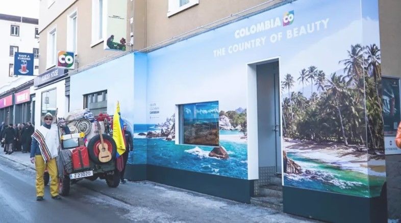 Casa Colombia en Davos Suiza 