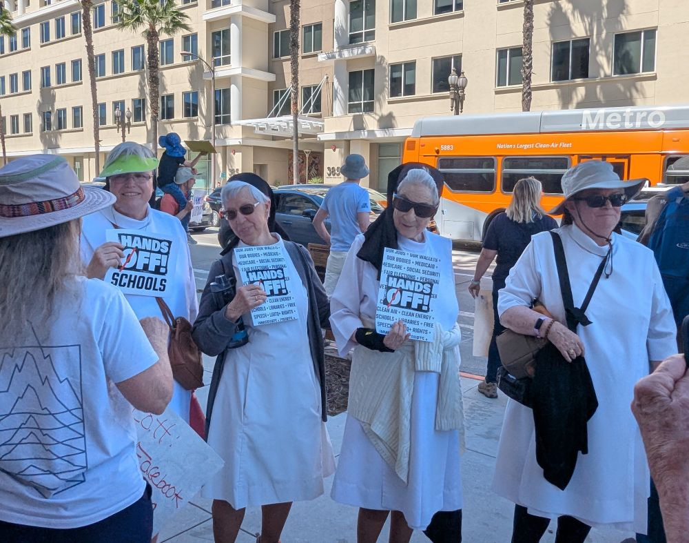 Dominican Sisters at hands off protest 