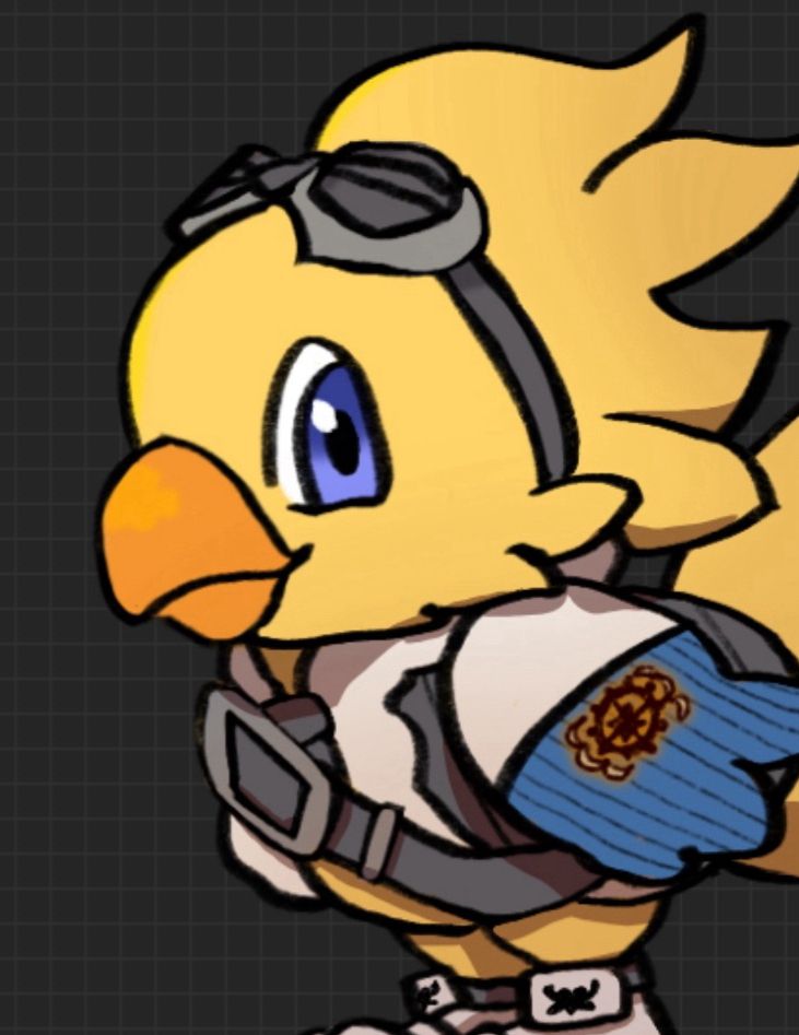 A zoomed in glimpse of a sketch of Alpha from the omega raids. 