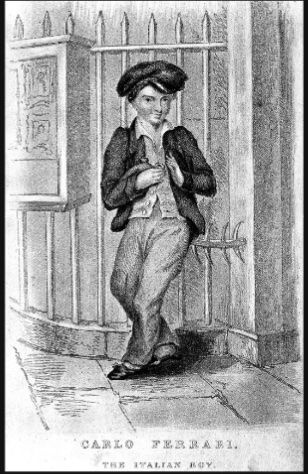 Engraving of Carlo Ferrari attributed to "Mr. Tillotson in St. Paul's Churchyard,"  from The History of the London Burkers (London, 1832), https://wellcomecollection.org/works/atnk92e5 