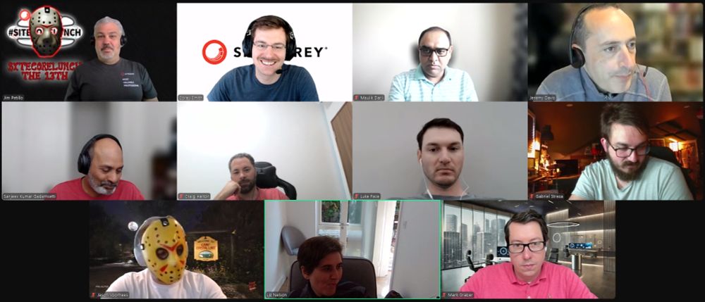 Screenshot of attendees on the June 13, 2025 #SitecoreLunch call.