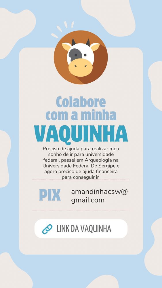Template de divulgação da Vakinha