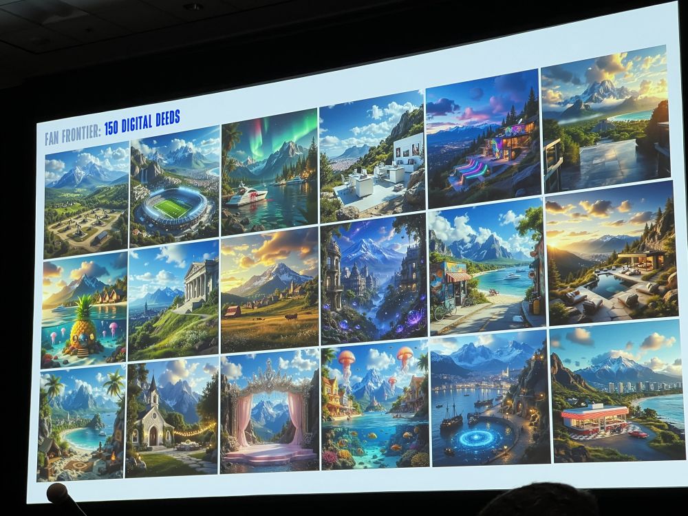 slide show image of the custom model in firefly paramount created for their sandiego comic con 2025 promotion at the lodge. hundreds of designs were generated by their 15 designers based on their current IPs such as sonic the hedgehog. guests at comic con were then prompted to make their own during their promotional event