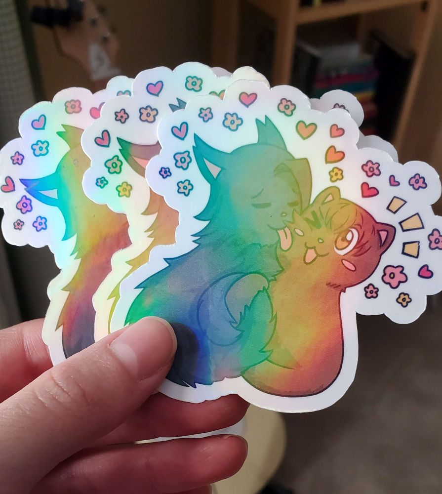 getohai cat themed sticker