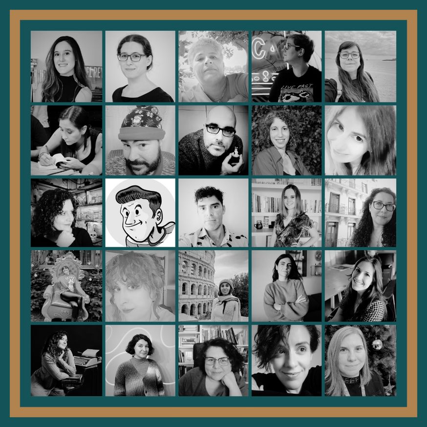 Fotos de todes les autores de Adviento Fantástico 2024