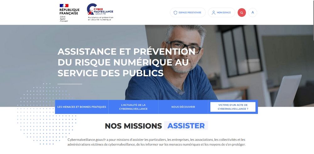 Dispositif d’assistance aux victimes d’actes de cybermalveillance