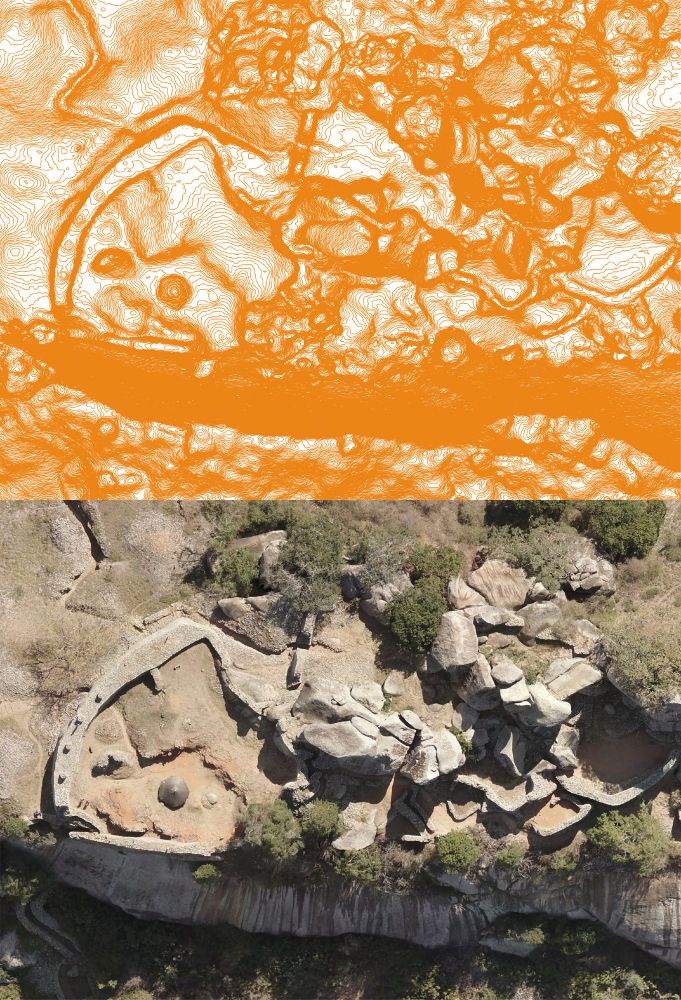 Elevation data and ortho photo provided by Daniel Löwenborg, University of Uppsala.