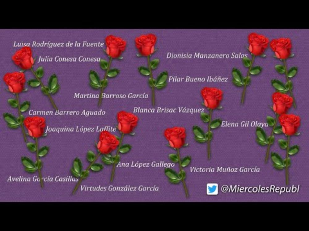 Las Trece Rosas, no olvidamos