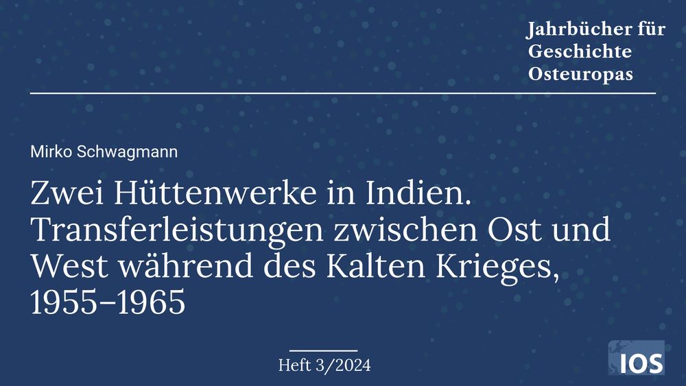 Ankündiung Beitag in Heft 3/2024 JGO