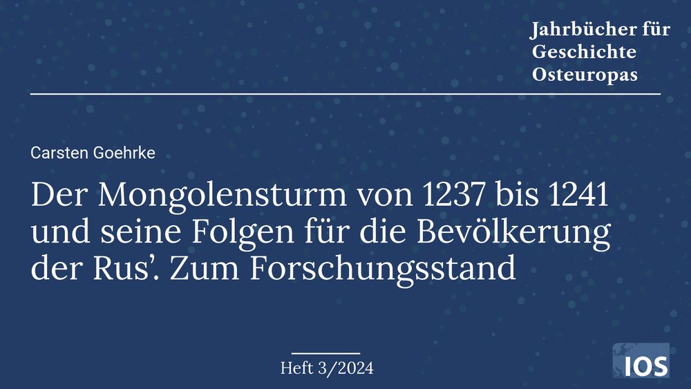 Titel eines im Heft publizierten Aufsatzes