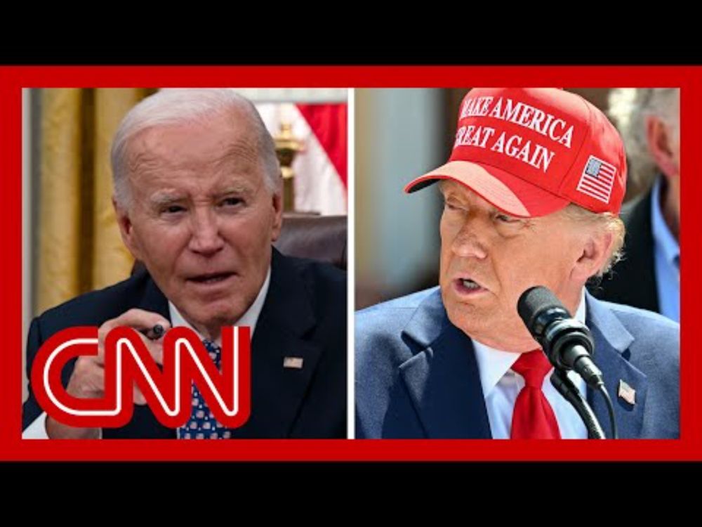 Biden responds to Trump's false claim about Hurricane Helene aid