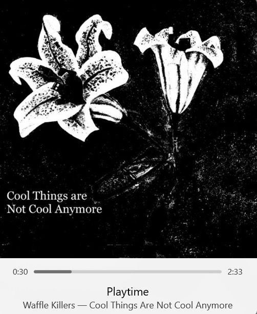 Das EP Album der Band Waffle Killers. Das Album hat den Namen "Cool Things Are Not Cool Anymore"