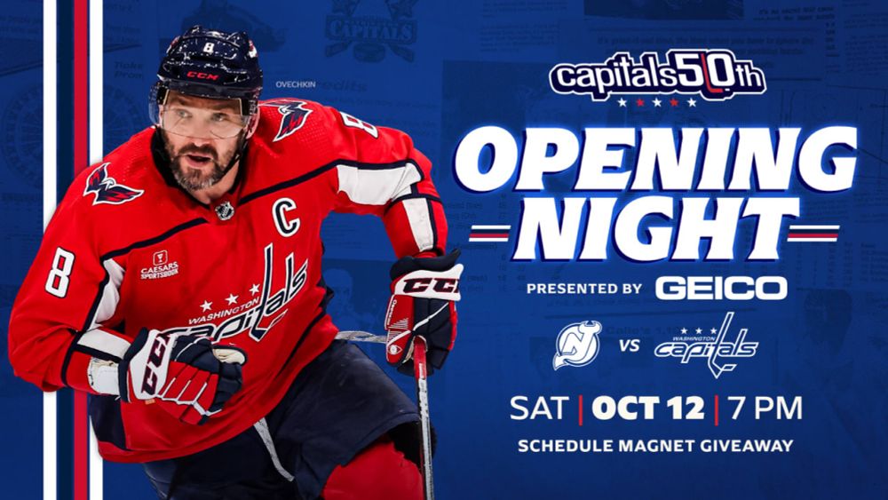 Capitals To Host 50th Anniversary Rock the Red Carpet on Opening Night Presented by GEICO | Washington Capitals