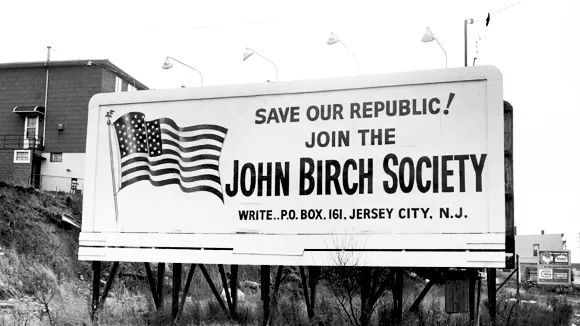 Billboard for the John Birch Society.
