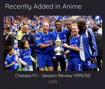 Recently Added in anime

Chelsea FC - Season Review 1999/00