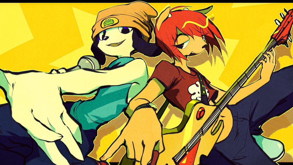fanart of Parappa and Lammy 