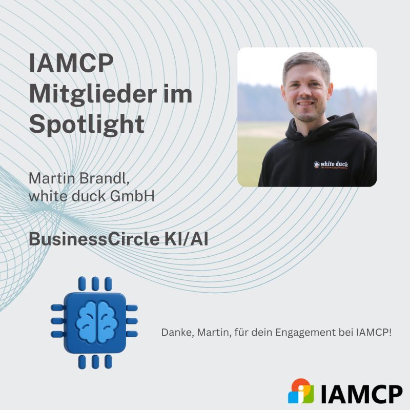Martin Brandl IAMCP Mitglieder in Spotlight 