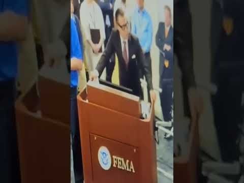 New FEMA head tells staff: "Don't get in my way... I will run right over you." #shorts
