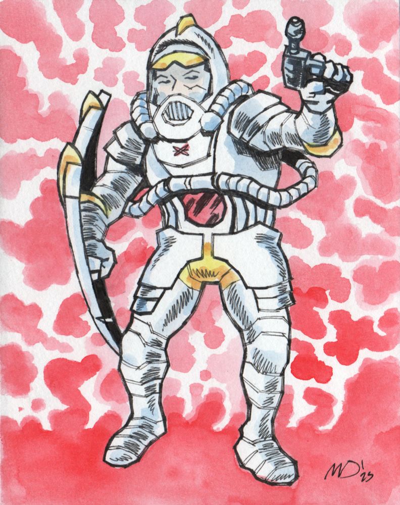 Drawing of Atomic Knight