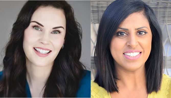 Headshots of Dr.  Andrea Tricco, executive director of the Li Ka Shing Knowledge Institute at St. Michael’s Hospital and Dr. Larissa Shamseer, post-doctoral researcher at St. Michael’s Hospital’s Knowledge Translation Program.