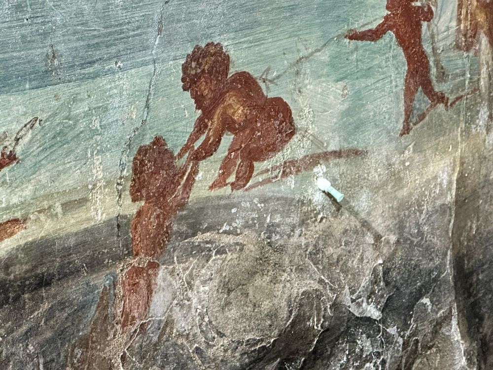 The squatting Pygmy in detail