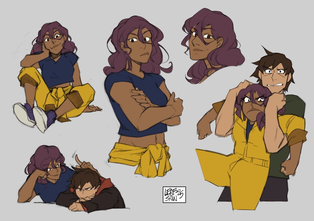 June in various poses. She's annoying Acer in some.