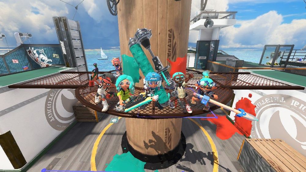 left to right: pain, uniQue, Fire, bert, Manga; Jazz in the back