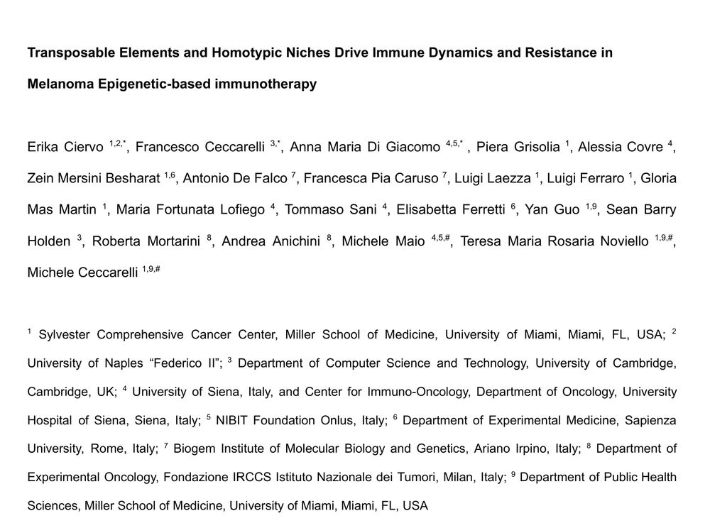 Transposable Elements and Homotypic Niches Drive Immune Dynamics and Resistance in Melanoma Epigenetic-based immunotherapy