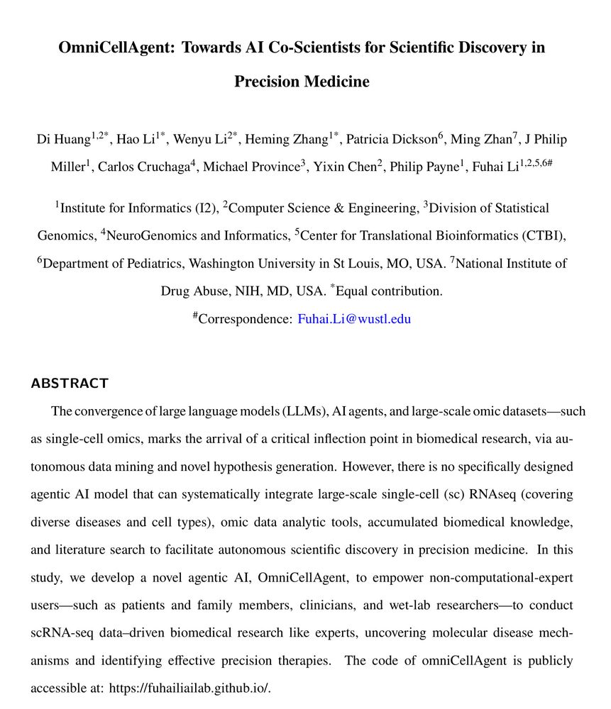OmniCellAgent: Towards AI Co-Scientists for Scientific Discovery in Precision Medicine