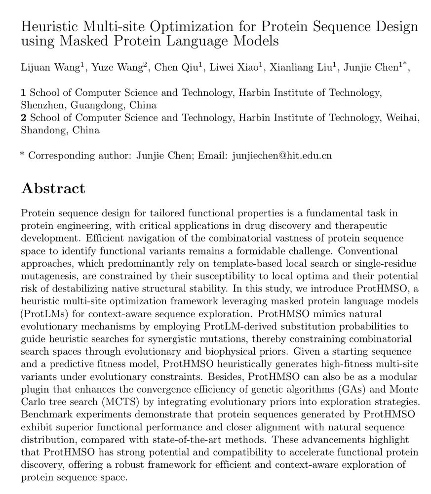 Heuristic Multi-site Optimization for Protein Sequence Design using Masked Protein Language Models