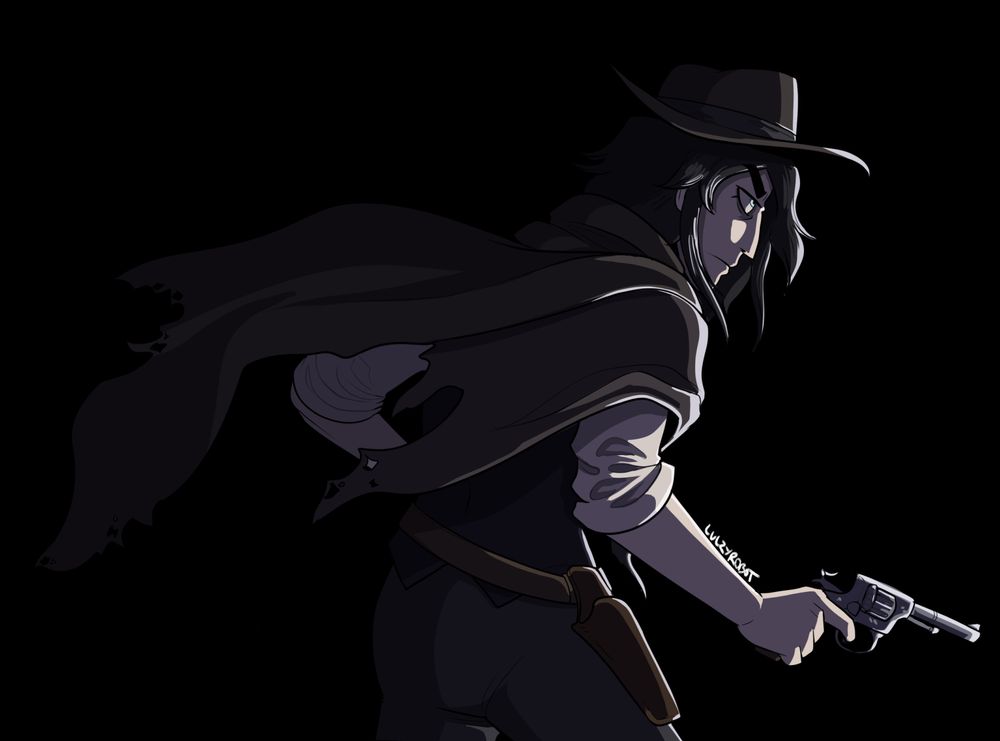 cowboy crow lady