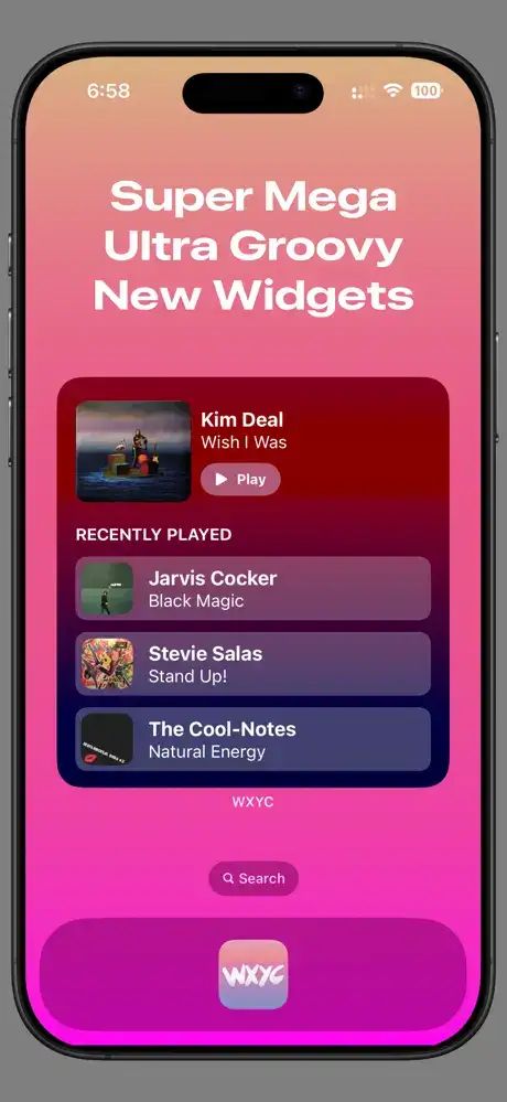 Super Mega Ultra Groovy New Widgets