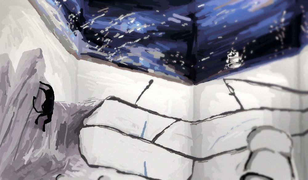 Ditto. A drawing in MS Paint.