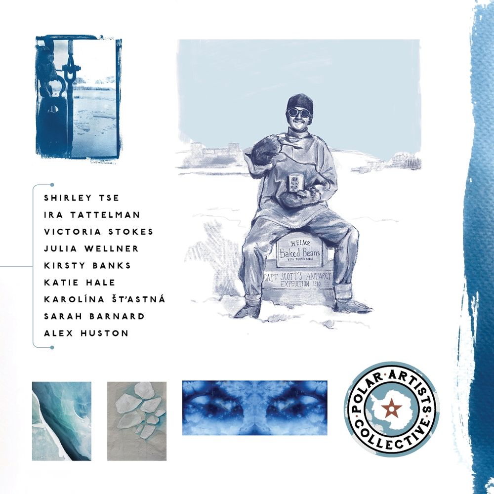 Part two of our Polar Artists Collective exhibition poster made by Alex Huston 