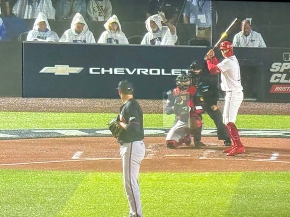 Fans behind home look like KKK