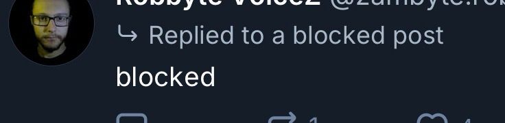 blocked by blocked post