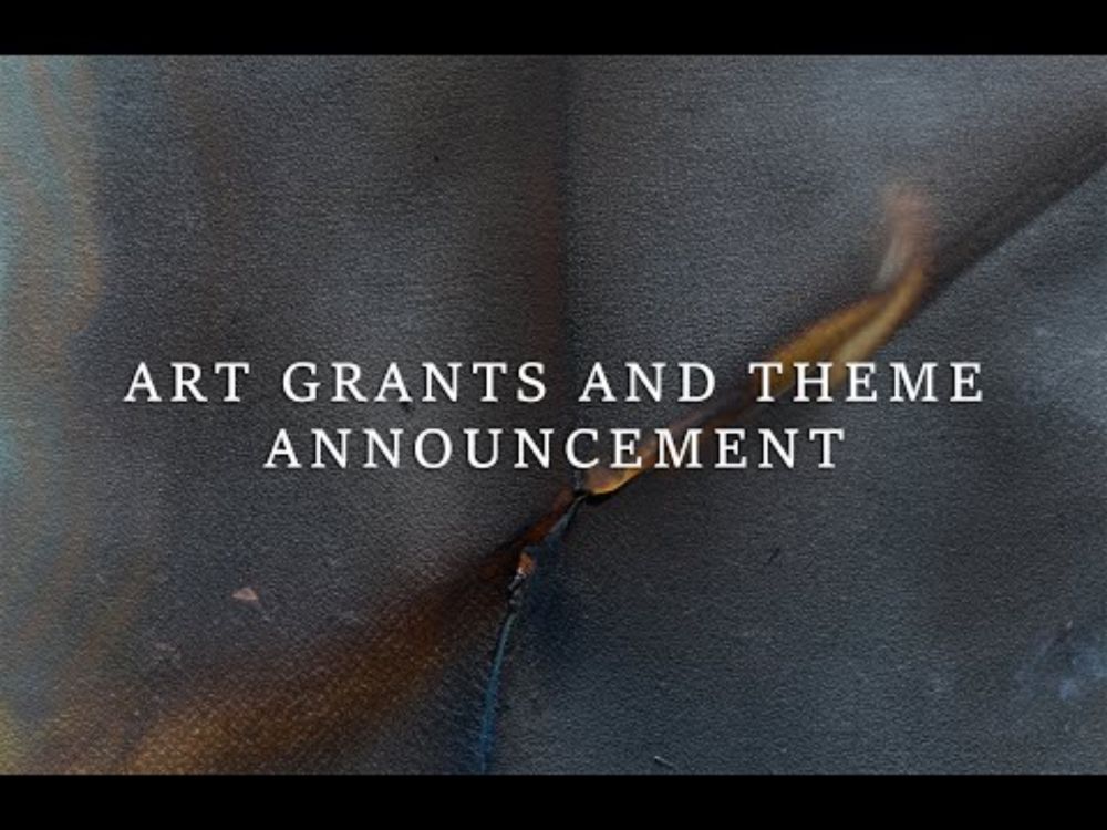 Minute in the Mud: Art Grants and Theme