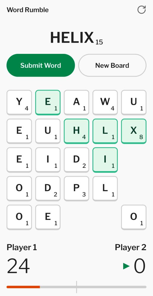 Screenshot of Word Rumble
