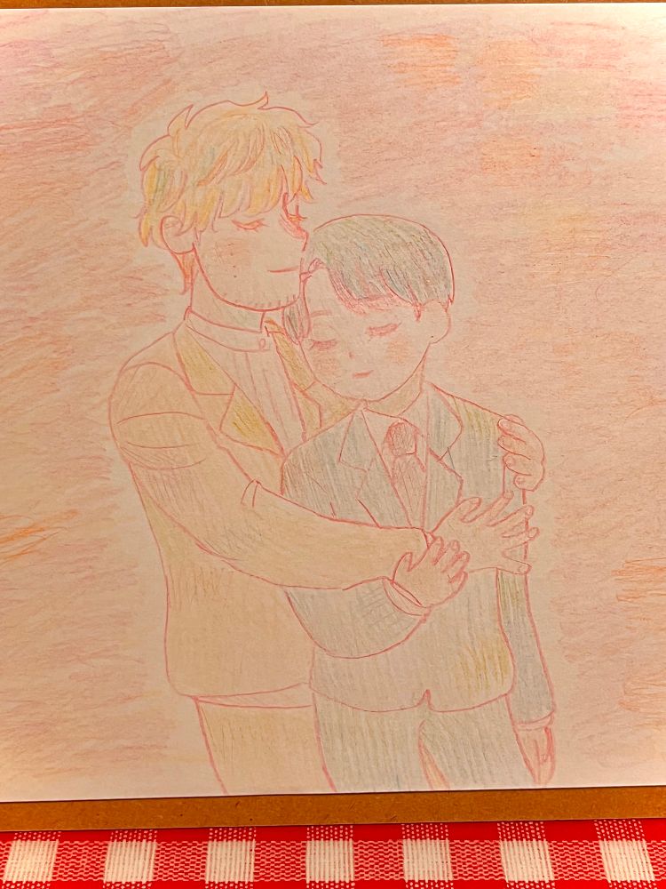 色鉛筆で描いたリカ花のファンアート