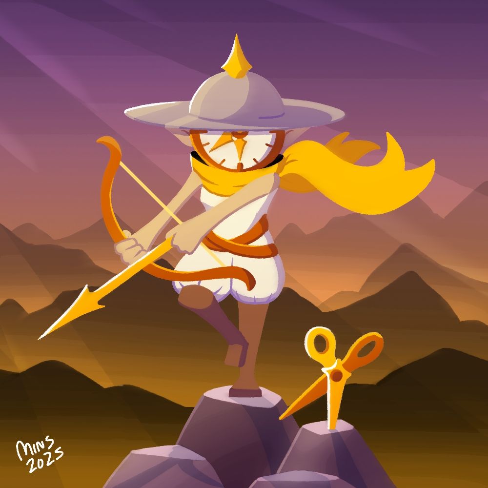 Dungeons and Dragons OC aurafarming on a mountain