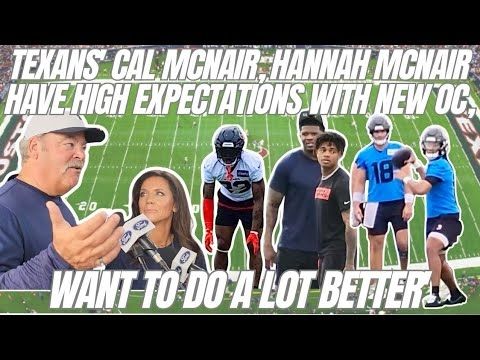 Texans camp: Cal McNair, Hannah McNair have high expectations with new OC 'want to do a lot better'