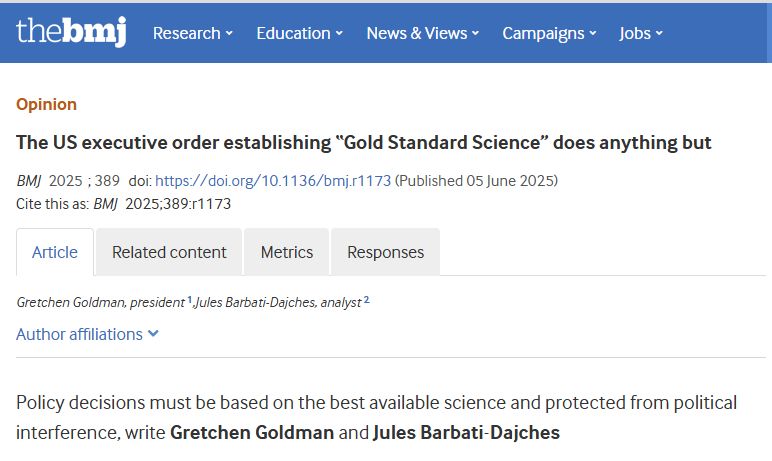 Screenshot of article title and bylines in the url