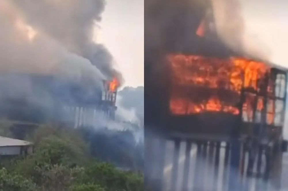 Restaurante na Granja Viana é destruído por incêndio