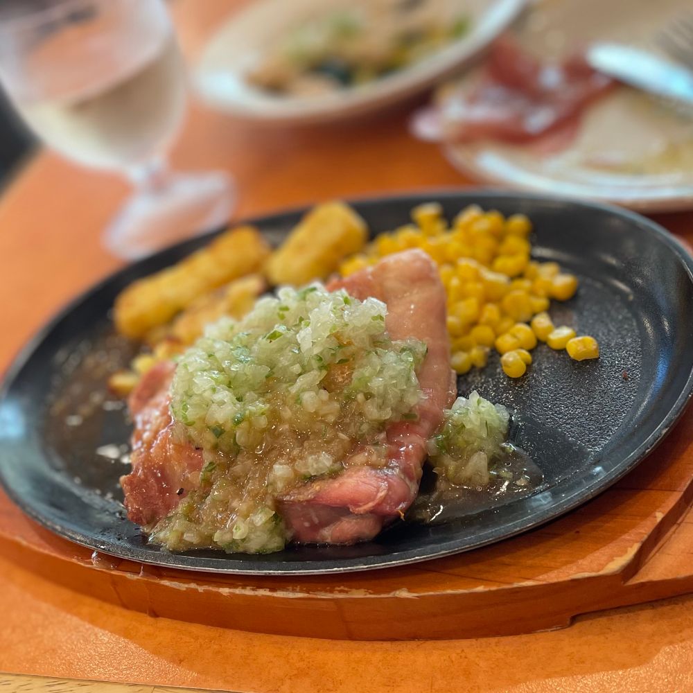 若鶏のディアボラ風・デカンタ 小 白