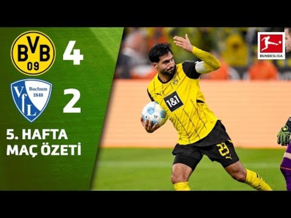 Borussia Dortmund - Bochum 4-2 Özet İzle