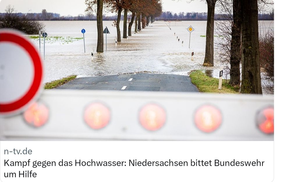 Niedersachsen unter Wasser