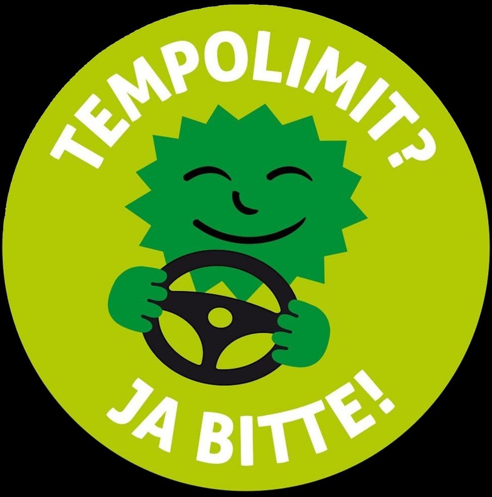 Grüner button, Tempolimit ja bitte